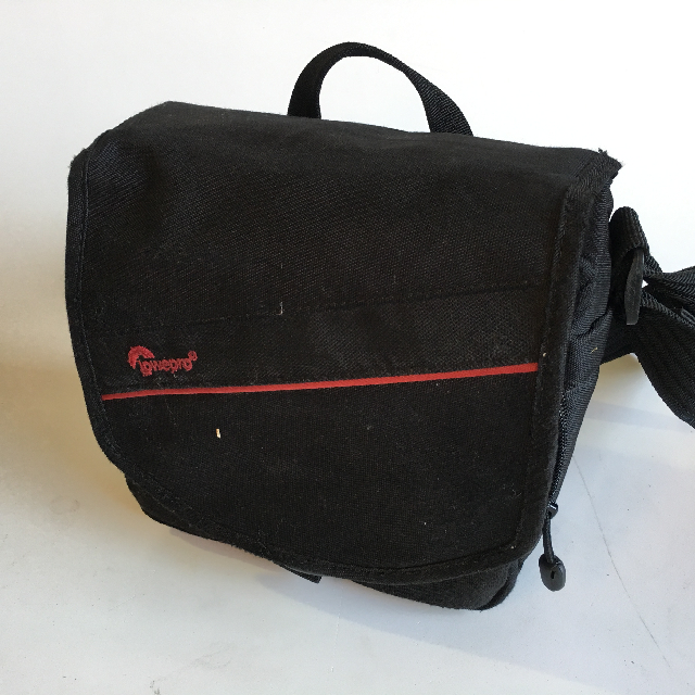 CAMERA CASE, Black Canvas Lowepro